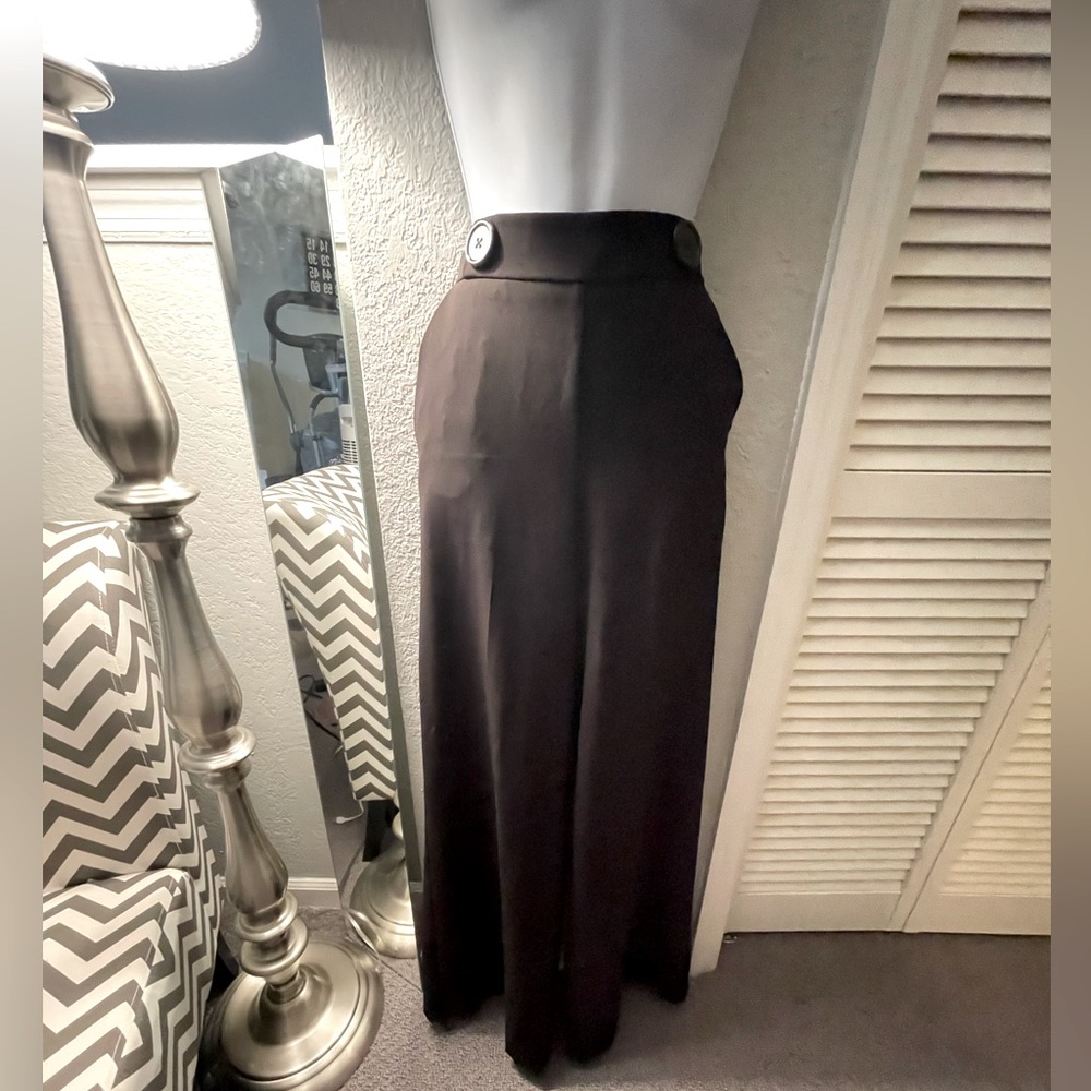 NY&co high-waist, black wide-leg pant